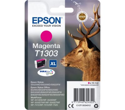 EPSON Stag T1303 Magenta Ink Cartridge EPSON Stag T1303 Magenta Ink Cartridge
